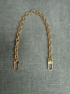 Louis Vuitton gold chain strap